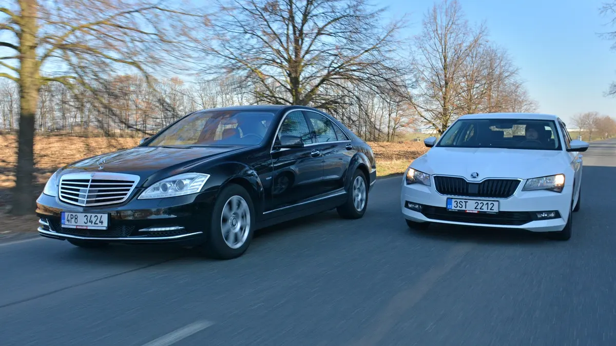 Srovnani Ojetin Mercedes Benz Tridy S Vs Skoda Superb Garaz Cz