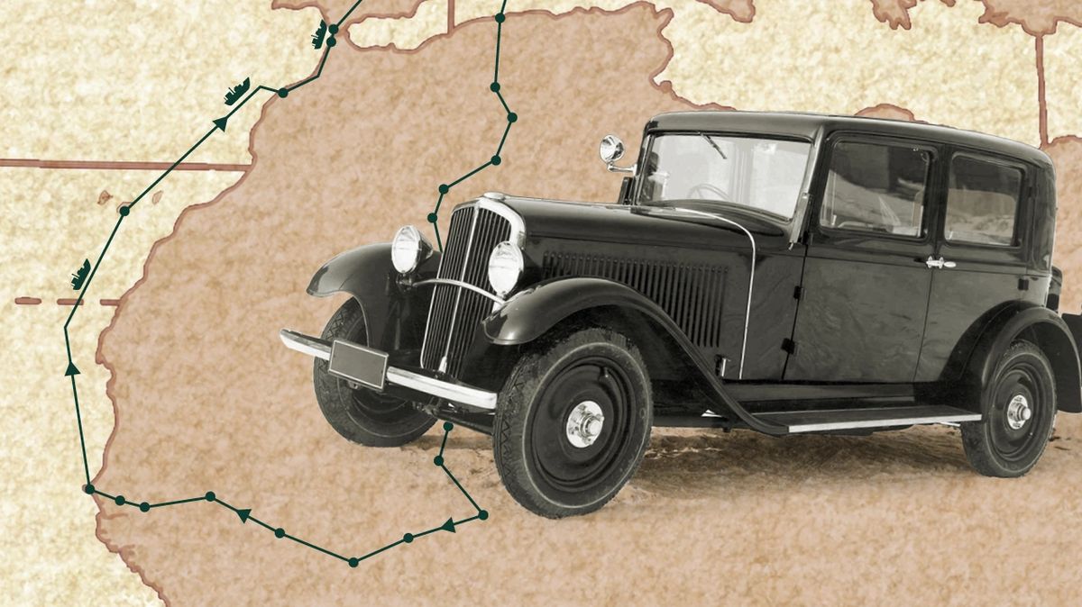 Divoká zvěř, halucinace i bloudění. Jiří Hanuš a Škoda 633 projeli před 90 lety nemilosrdnou Saharu