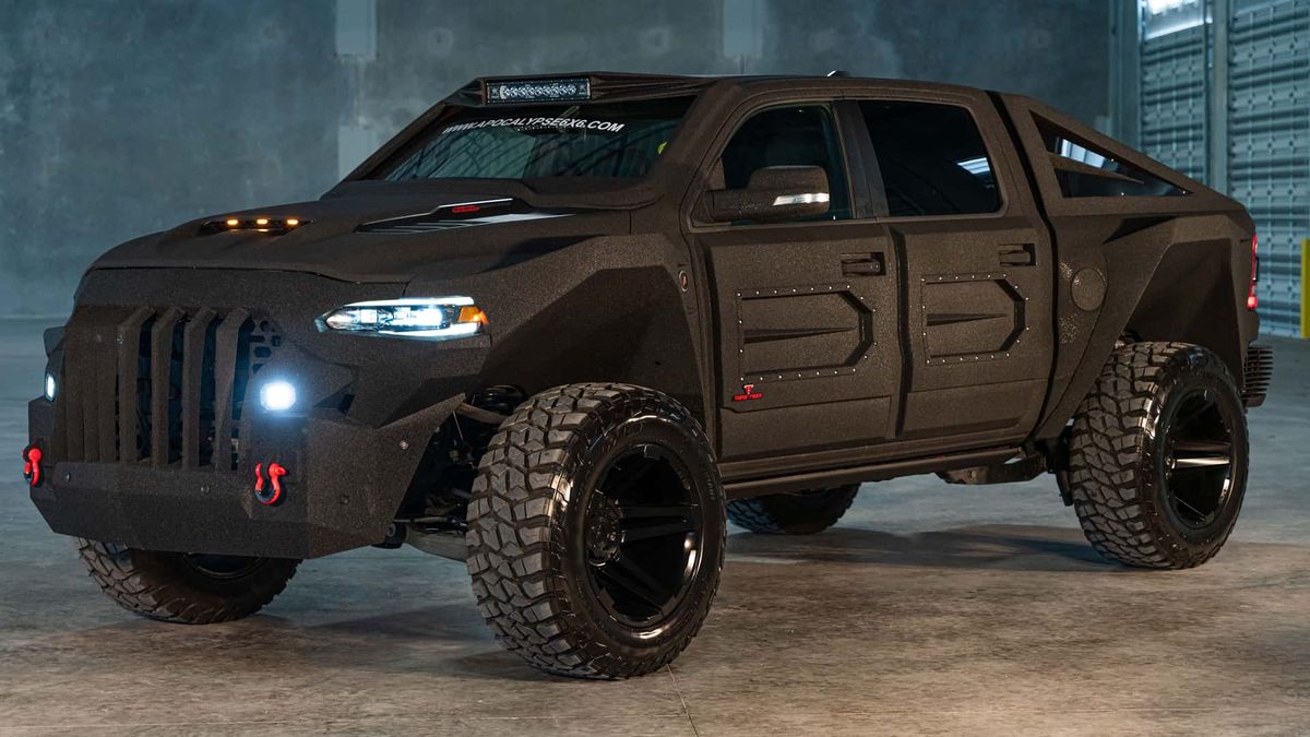 Teréňák snů: Apocalypse Super Truck je osmiválcový kolos, který na kouli utáhne až čtyři osobáky