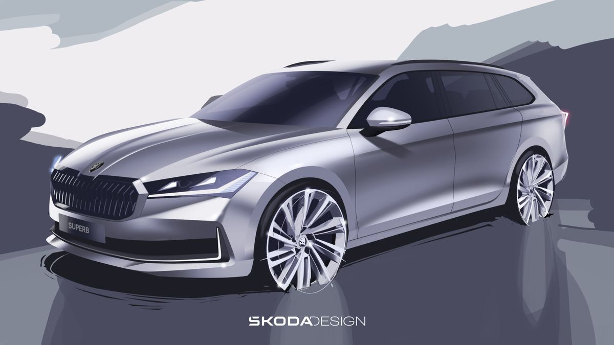 Škoda poodhaluje design nového Superbu. Premiéra se uskuteční už za několik dní!