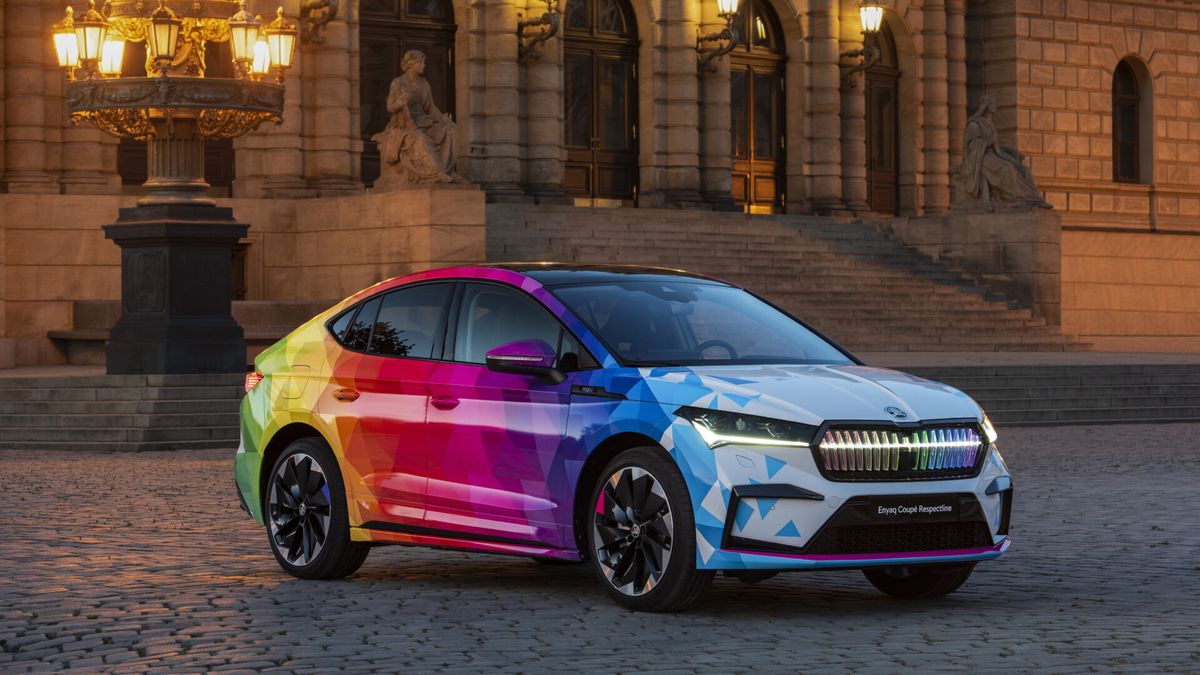 Škoda, co hraje všemi barvami a podporuje diverzitu: Designový projekt Enyaq Coupé Respectline