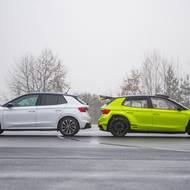 Škoda Fabia RS Rally2 versus Škoda Fabia Monte Carlo