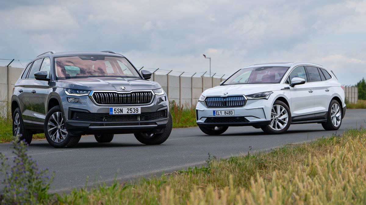 Rodinná škodovka současnosti a budoucnosti: Natře to dieselový Kodiaq elektrickému Enyaqu iV?