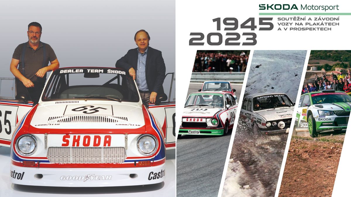 Historie Škody Motorsport míří do knižní podoby, je obrázková a snadno čitelná
