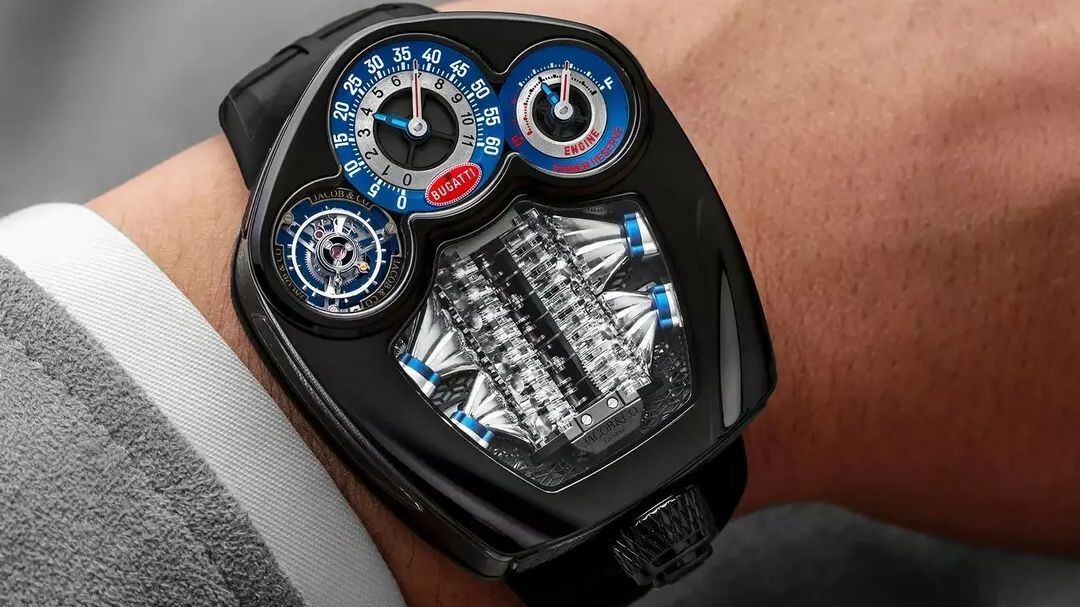 Šestnáctiválec na zápěstí: Kupte si hodinky inspirované novým Bugatti. Stojí zlomek samotného auta, přesto přijdou na miliony
