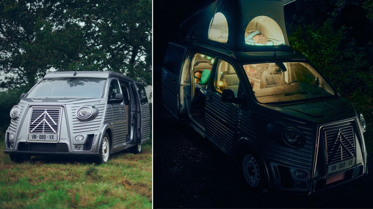 Zvláštní obytná dodávka od Citroënu: Designem odkazuje na minulost, interiér ale odhaluje budoucnost