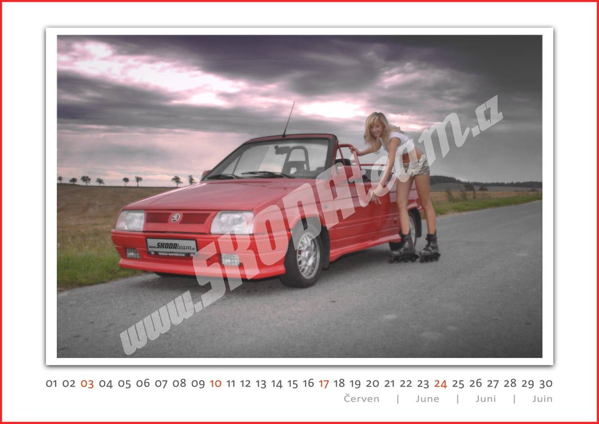 Foto: Krásné holky a klasické škodovky: Jak vznikají slavné kalendáře ...