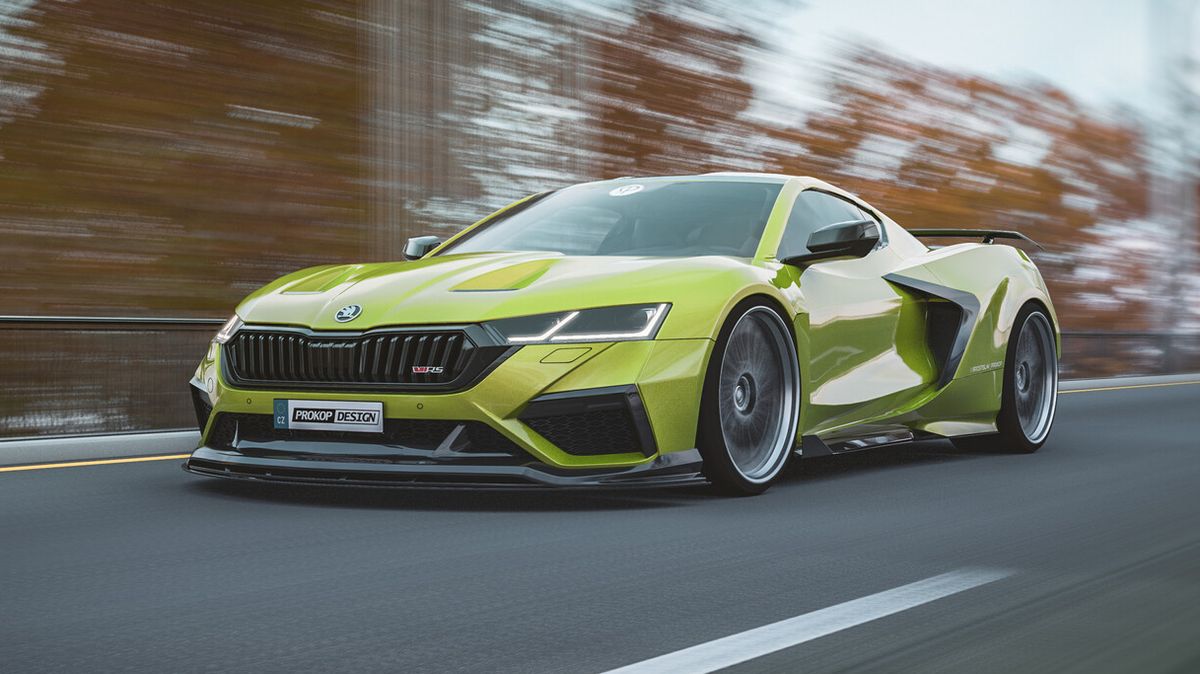 Placatá Škoda Octavia s osmiválcovým motorem uprostřed? Takhle si představujeme vrcholné české RS!