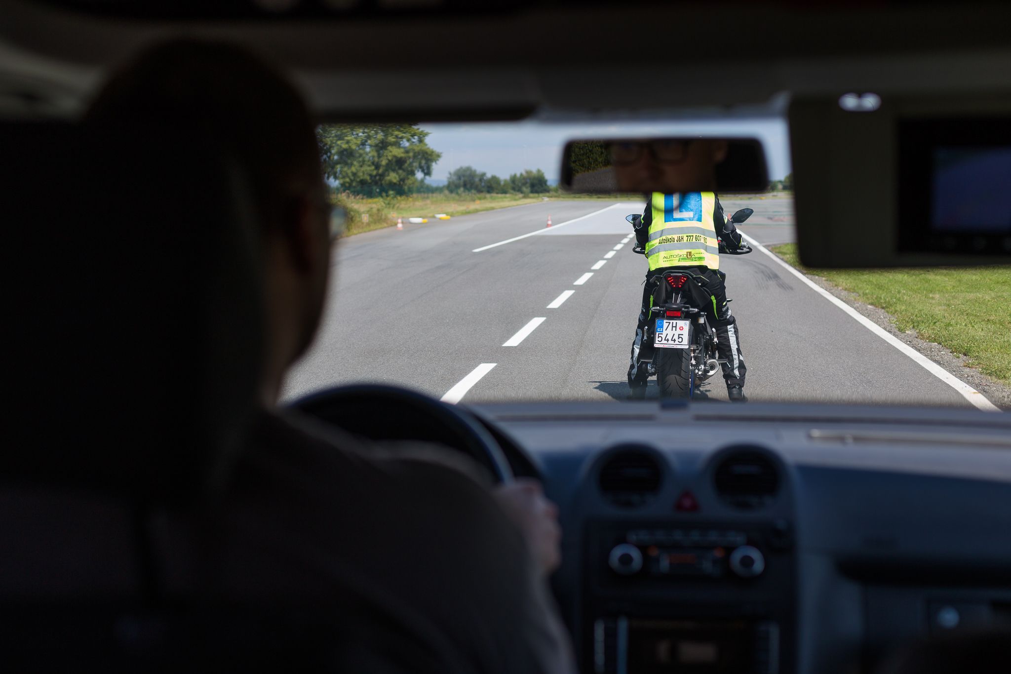 Autoškola na motorku