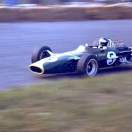 Jim Clark (Lotus 49) vyjel první vítězství motoru Ford-Cosworth DFV na Velké ceně Nizozemska 1967 