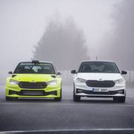 Škoda Fabia RS Rally2 versus Škoda Fabia Monte Carlo