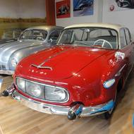 Tatra 603, vystavená v muzeu Veteran Arena Olomouc 