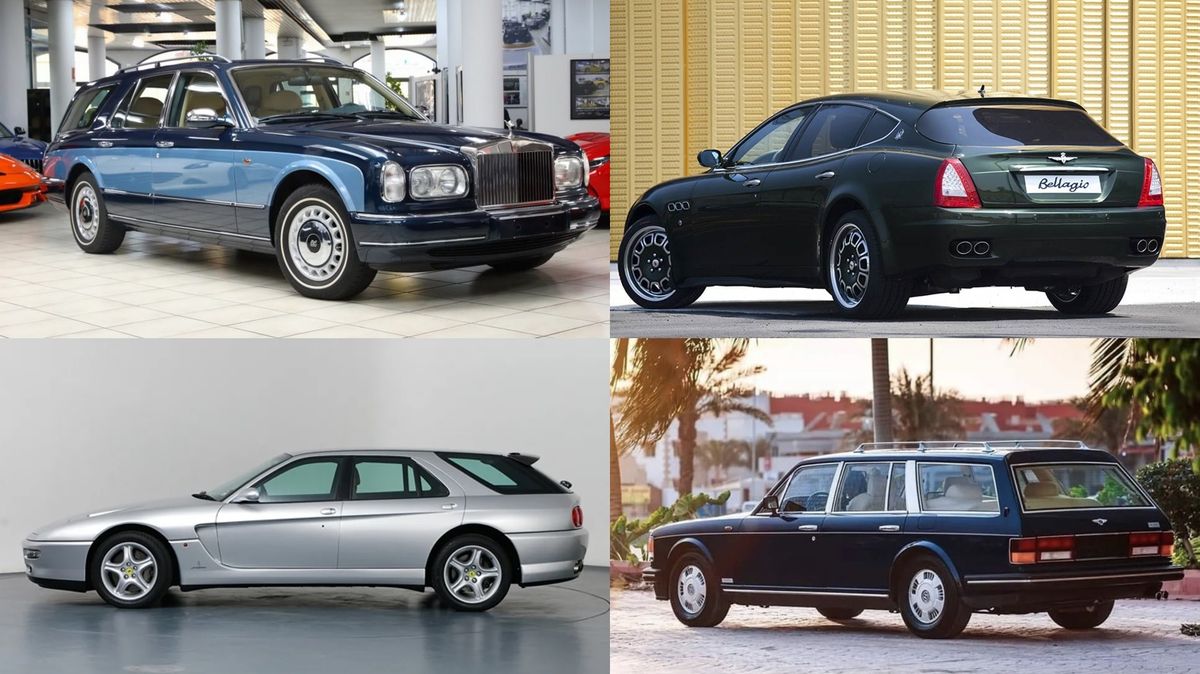 Kombíky pro nejbohatší chalupáře: Praktické unikáty od Ferrari, Bentley nebo Rolls-Roycu stojí majlant