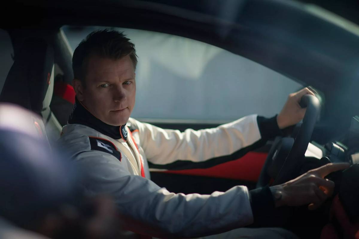 Zeekr 001 FR a Kimi Räikkönen.