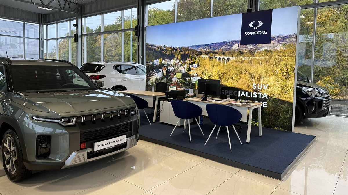 Zlevněné vozy SsangYong koupíte v ČR na dalším místě. Za krátkou dobu má značka už 12 dealerství