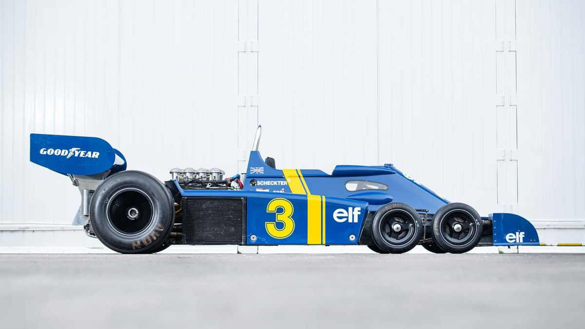 Nechcete asi nejpodivnější monopost F1 historie? Šestikolový Tyrrell míří do aukce