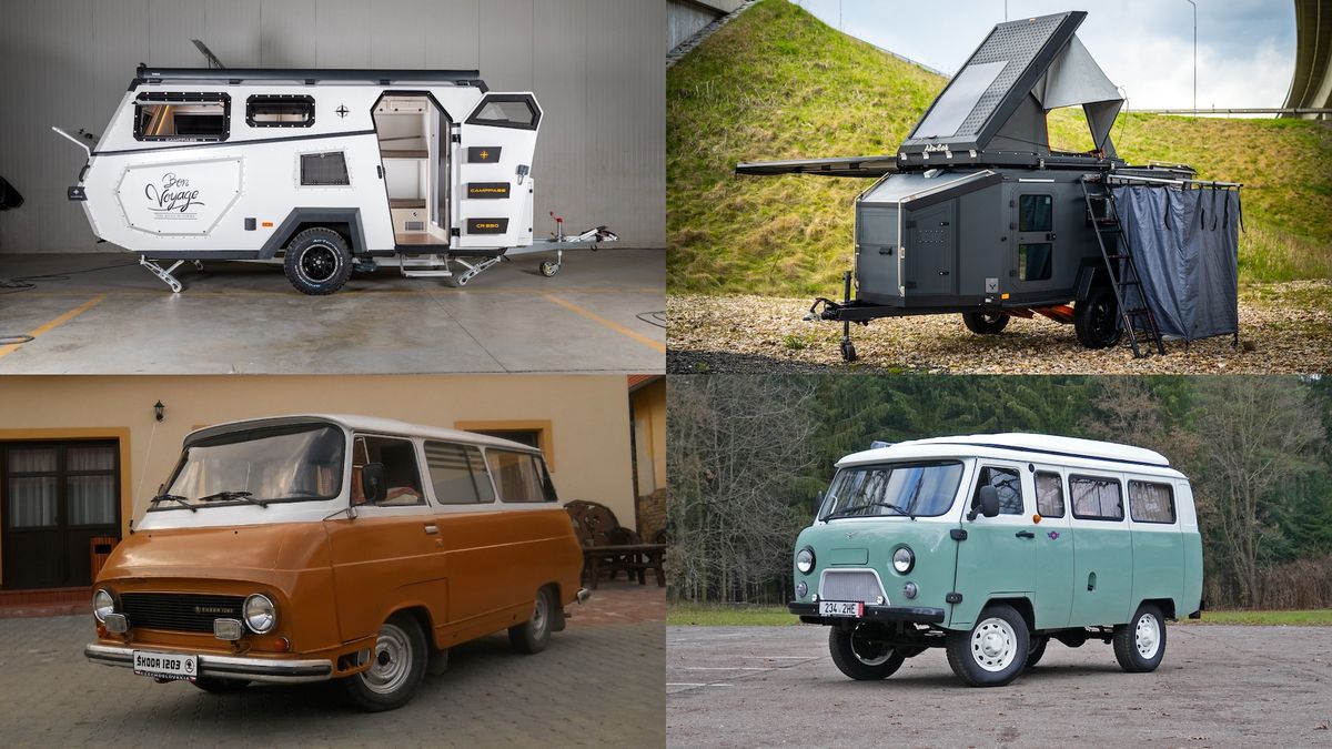 Obytňák nemusí být nudná bílá krabice: V Česku koupíte či pronajmete úžasné retro kousky, dobrodružné modely nebo luxus za desítky milionů