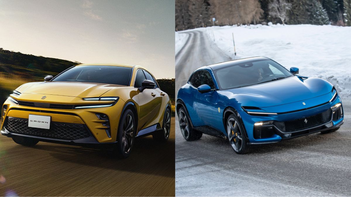 Obšlehla Toyota Ferrari?Její Crown Sport se italskému superSUV až podezřele podobá. Technikou ale ne…