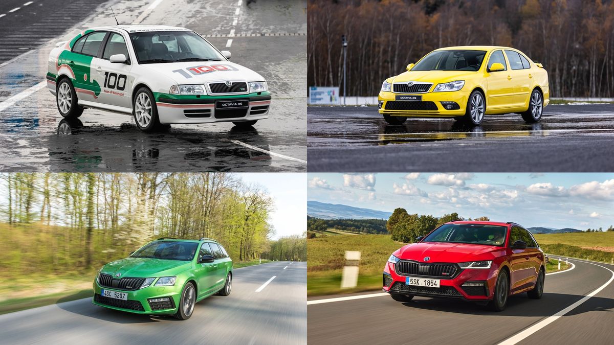 Hlasujte o nejkrásnější Škodu Octavia RS všech dob! Která generace bude ta nej?