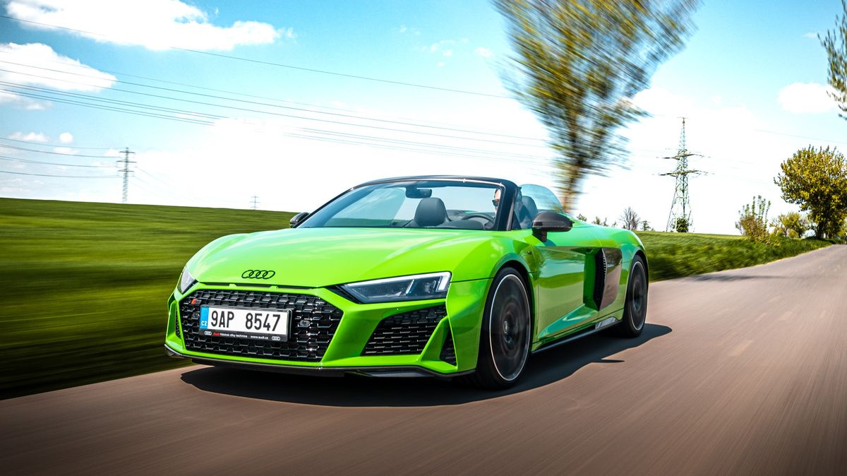 Pekelně rychlý orchestr: Supersport Audi R8 Spyder s desetiválcovým soundtrackem a větrem ve vlasech