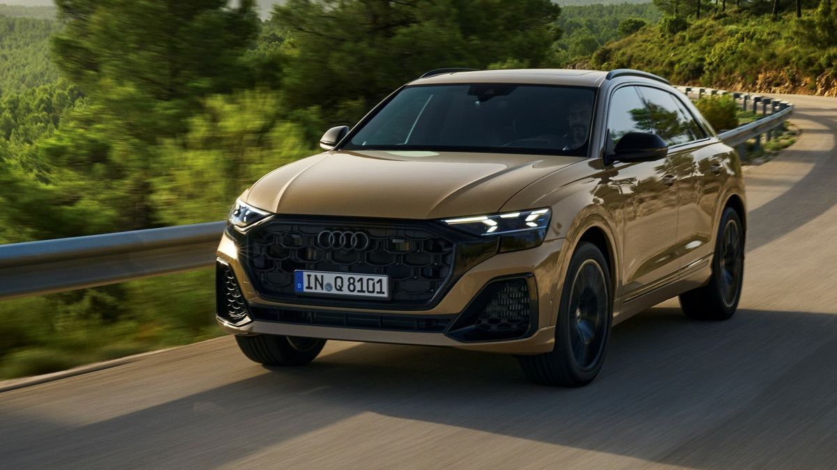 Vlajkové SUV Audi má po faceliftu. Tradiční motory zůstávají, vzhled světel se mění podle vaší nálady