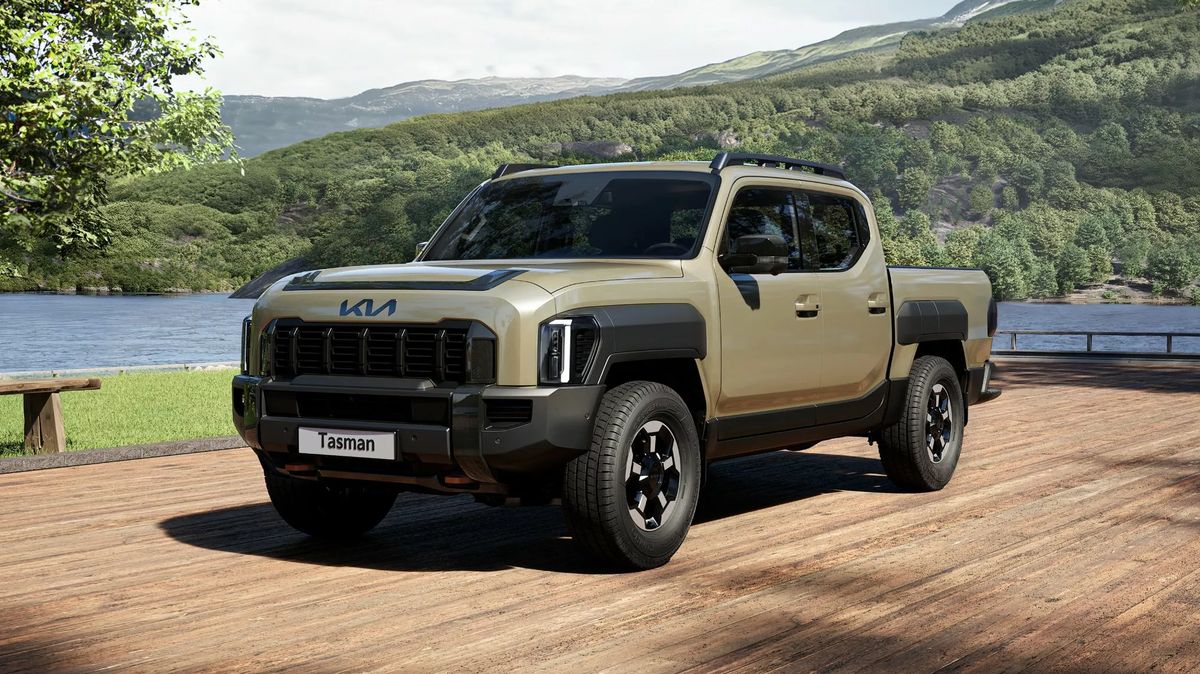 Kia představila svoje ošklivé káčátko. Pick-up Tasman krásy nepobral, ale je příjemně praktický