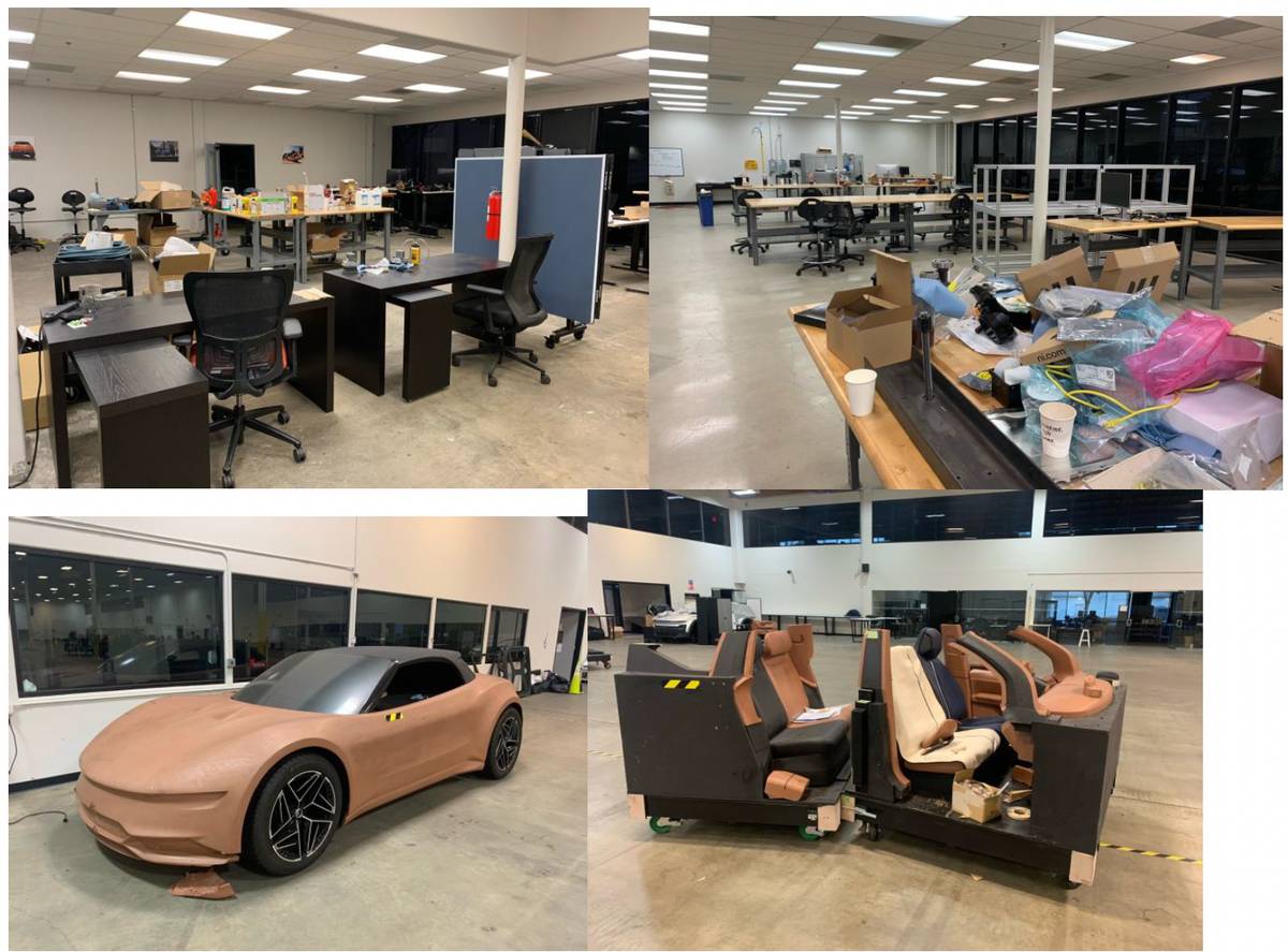 Bývalé druhé sídlo zkrachovalé automobilky Fisker.