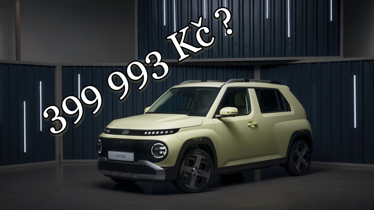 Levnější, než se čekalo! Hyundai Inster nakonec stojí pod 400 tisíc, ovšem jen pro někoho