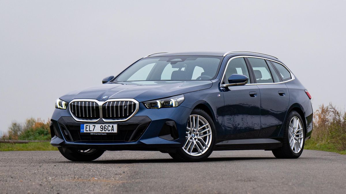Jako v bavlnce i s batohem na zádech: BMW i5 Touring je moderní elektromobil pro tradicionalisty