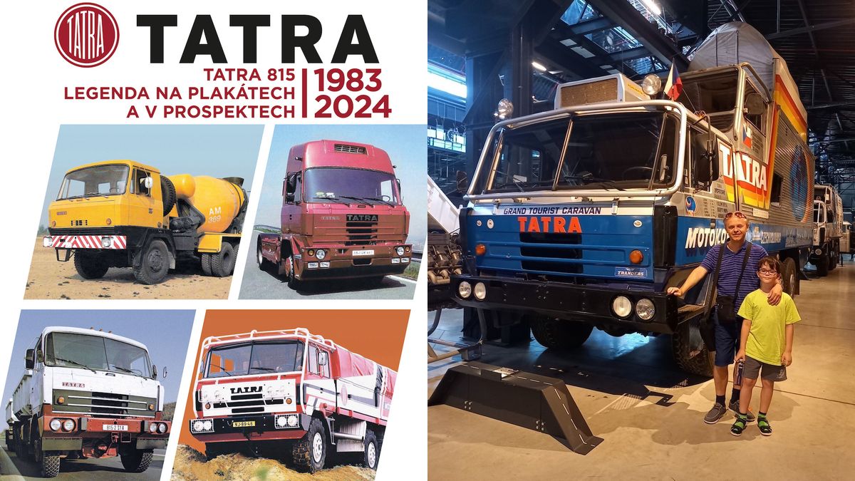 Nezastavitelná legenda: Nová kniha představuje fenomén Tatra 815 na plakátech a v prospektech