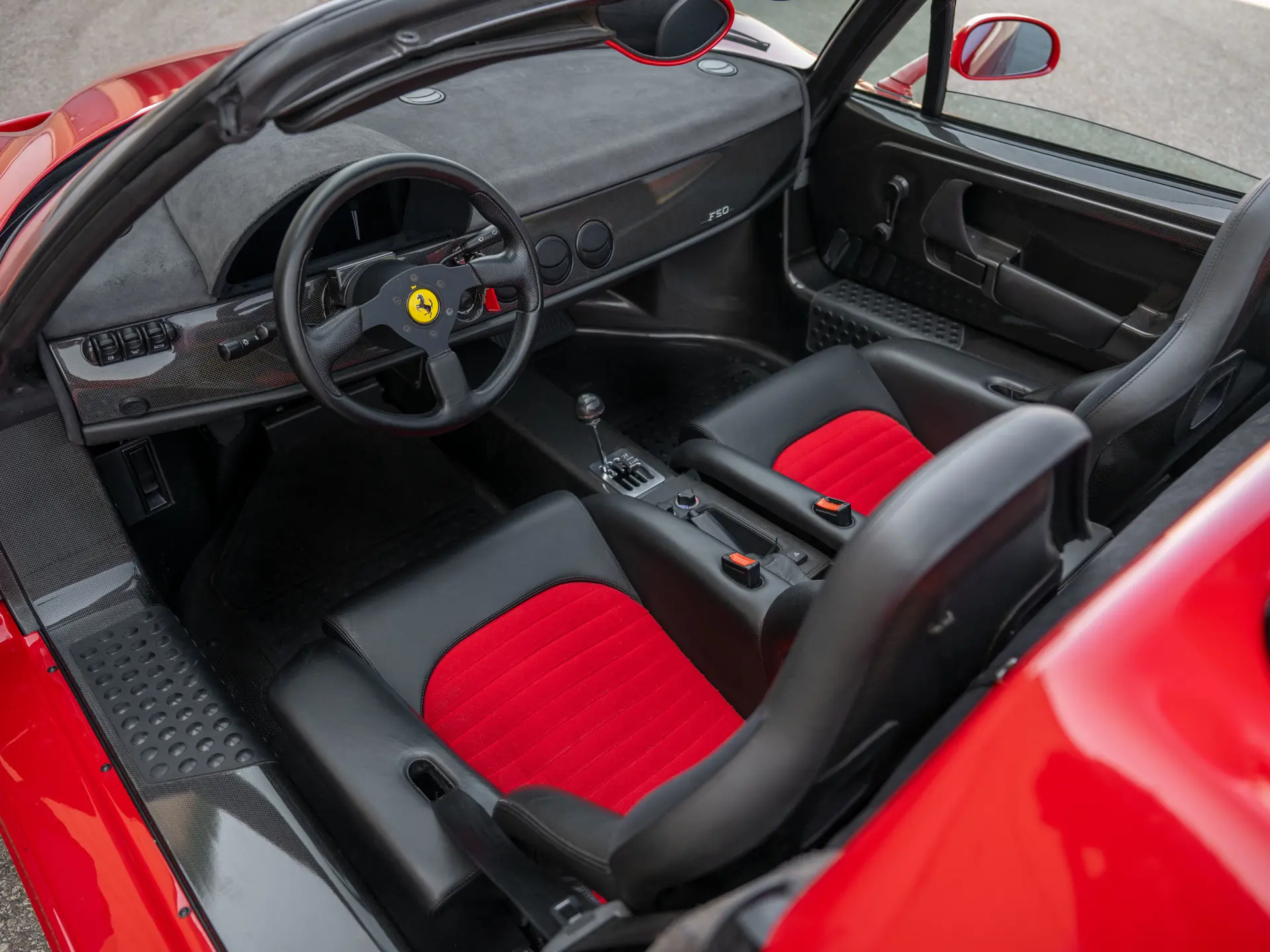 A pristine 1995 ferrari F50