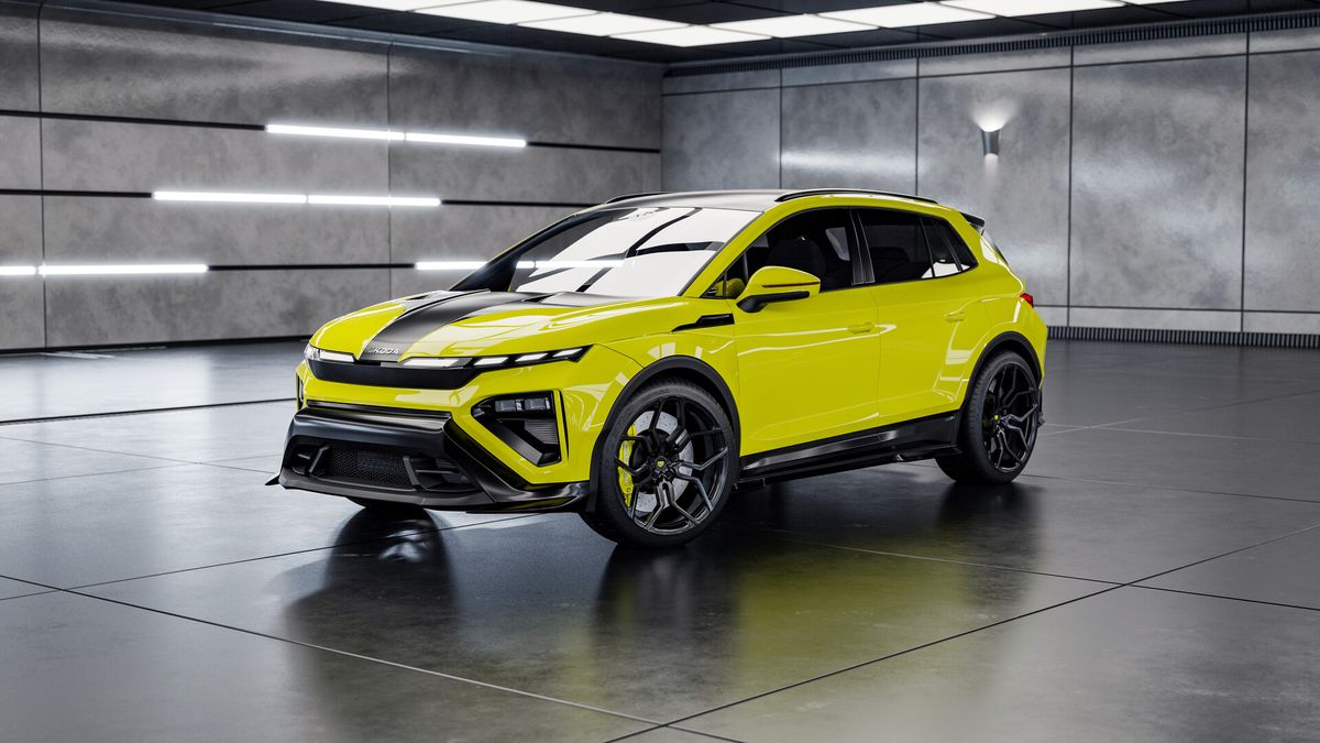 Nářky petrolheadů vyslyšeny! Český designér stvořil Škodu Elroq s benzinovým motorem. Je brutální!