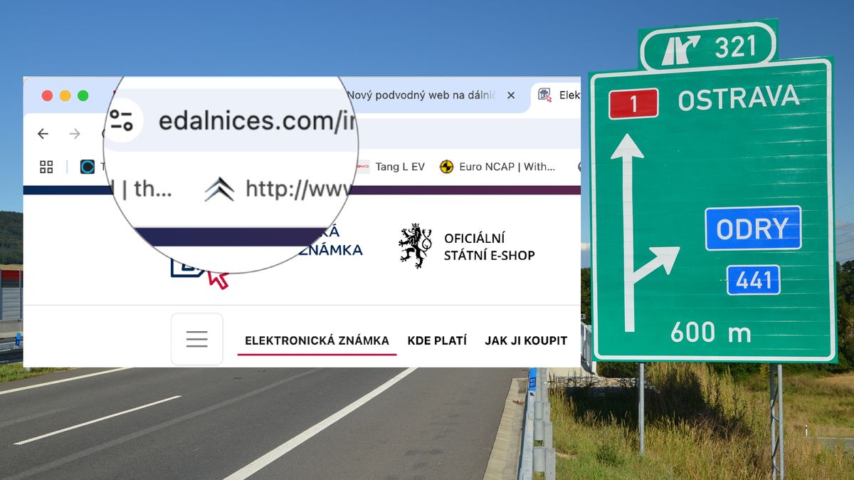 Jak přijít o tisíce korun: Nový podvodný web na dálniční známky vypadá stejně jako originál