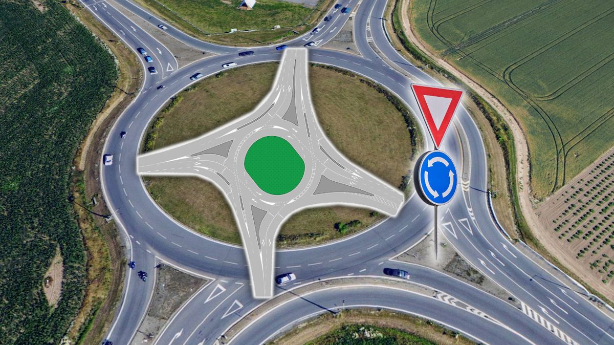 Budeme se muset učit jízdu po nových kruháčích? I do Česka by mohl dorazit nový typ křižovatky, který má být bezpečnější