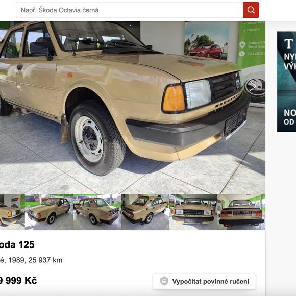 Škoda 125 na Sauto.cz.