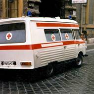 Barkas B1000 SMH-3 – sanitka z osmdesátých let se zvýšenou karoserií.