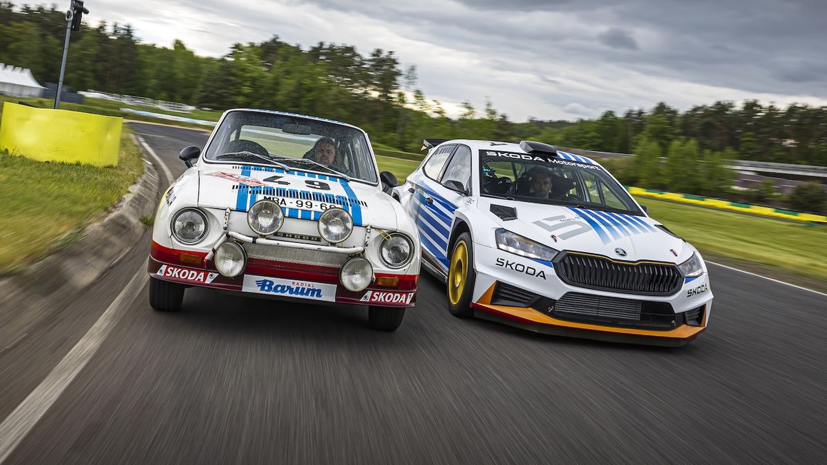 Škoda 130 RS vs. Fabia RS Rally2: Kam se za 50 let posunuly soutěžní speciály? A proč je dnes jejich řízení o tolik snazší?