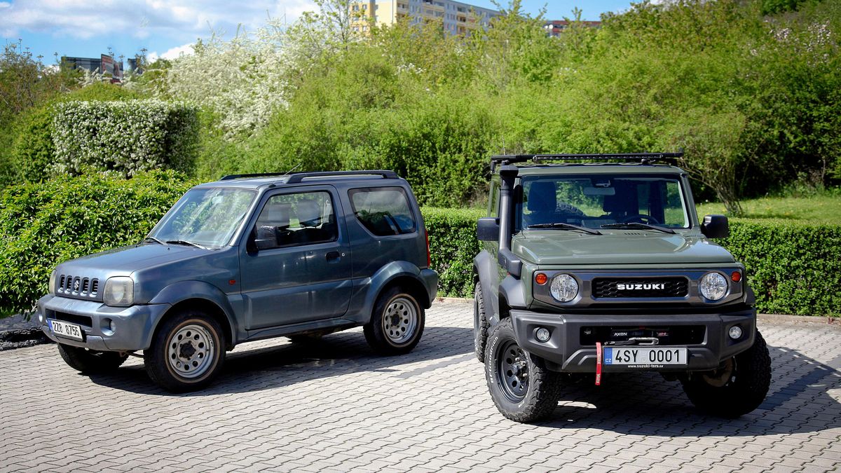 Na srazu nesrazu Suzuki: Jimny, co ujel 750 000 km, autíčko, do kterého se skoro nevejdete. Nebo rodina s devíti (!) suzuki