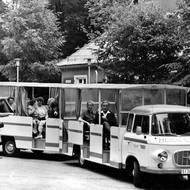 Barkas B1000 měl různá využití, sloužil třeba jako turistický vláček.