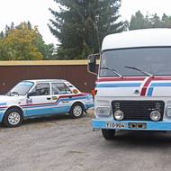 Škoda 130 L a Avia A21 v barvách Škoda Rallye Teamu