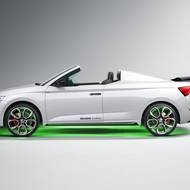 Otevřený spider Škoda Slavia oslavoval 125 let od založení mladoboleslavské automobilky.