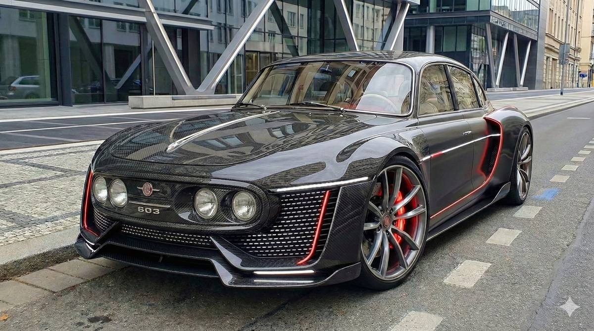 Tatra 603 v podání umělé inteligence