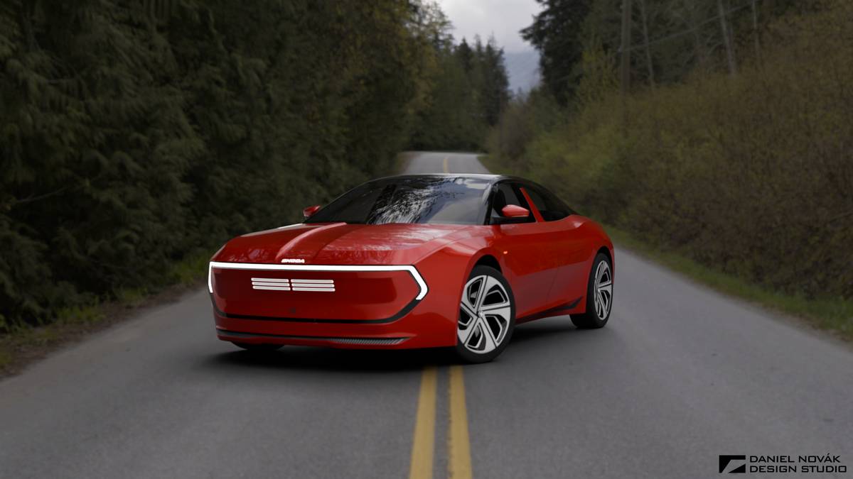 Vize nové generace Škody Rapid od mladého českého designéra Daniela Nováka