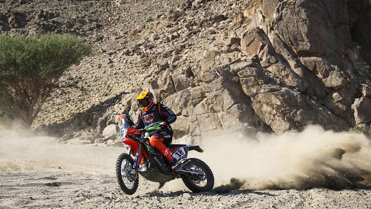 Český motorkář jede se zlomeným palcem na noze. Jeho výkon zaujal i pořadatele