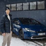 Rychlobruslař Metoděj Jílek a Toyota Prius