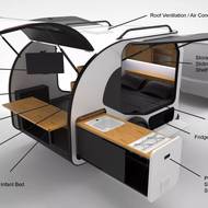 Koncept levného obytného přívěsu (Thanos Pappas)