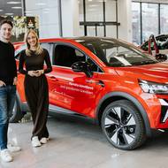 Markéta Konvičková a Mitsubishi Grandis