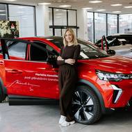 Markéta Konvičková a Mitsubishi Grandis