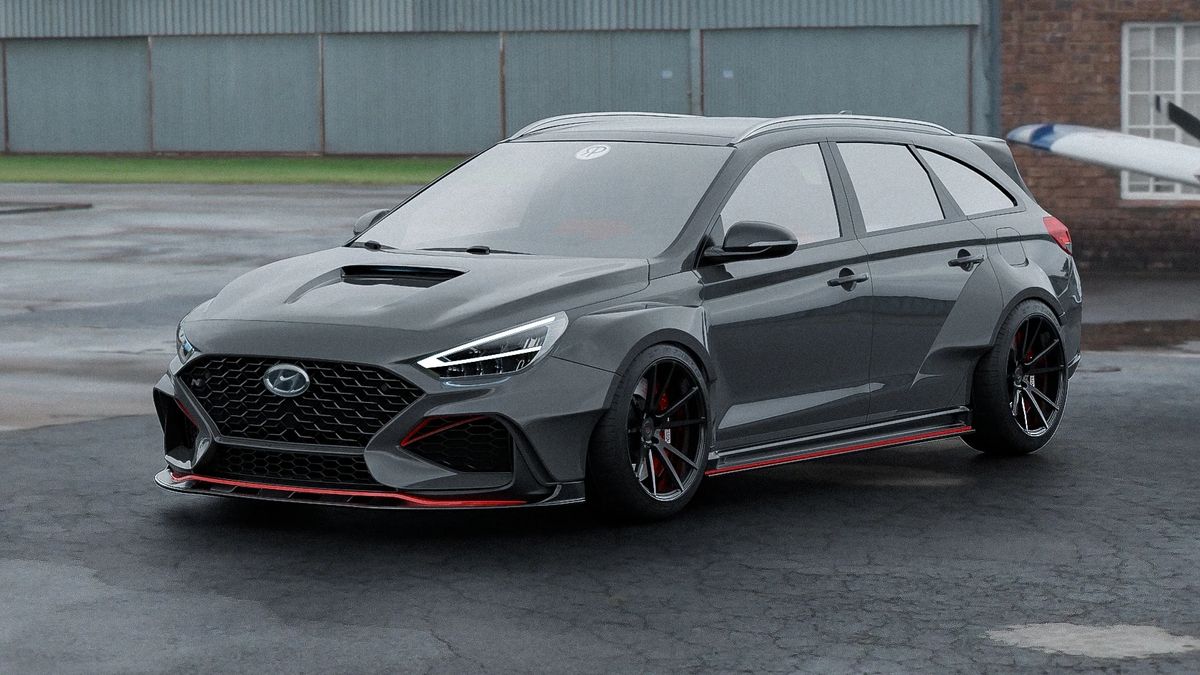 Extrémní úprava kombíku Hyundai i30 N by byla moc i na Mimoňské války. Vznikla v Česku