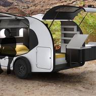 Koncept levného obytného přívěsu (Thanos Pappas)